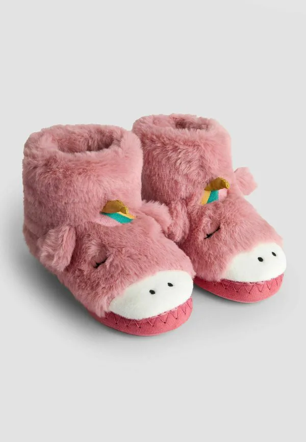 Тапочки стандартного размера Jojo Maman Bébé, Pink Unicorn — фото 2
