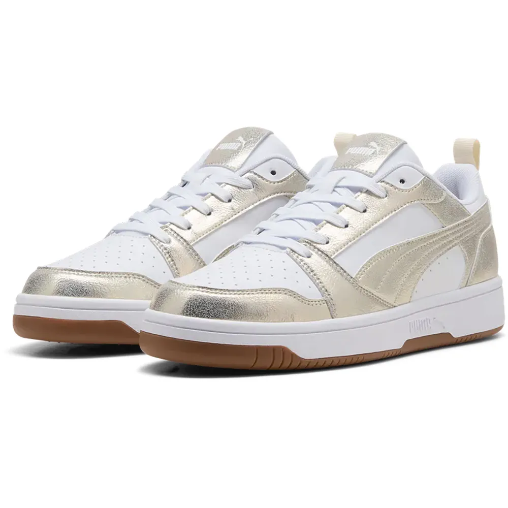 Кроссовки Puma Rebound V6 Metallic Whisper, белый — фото 2