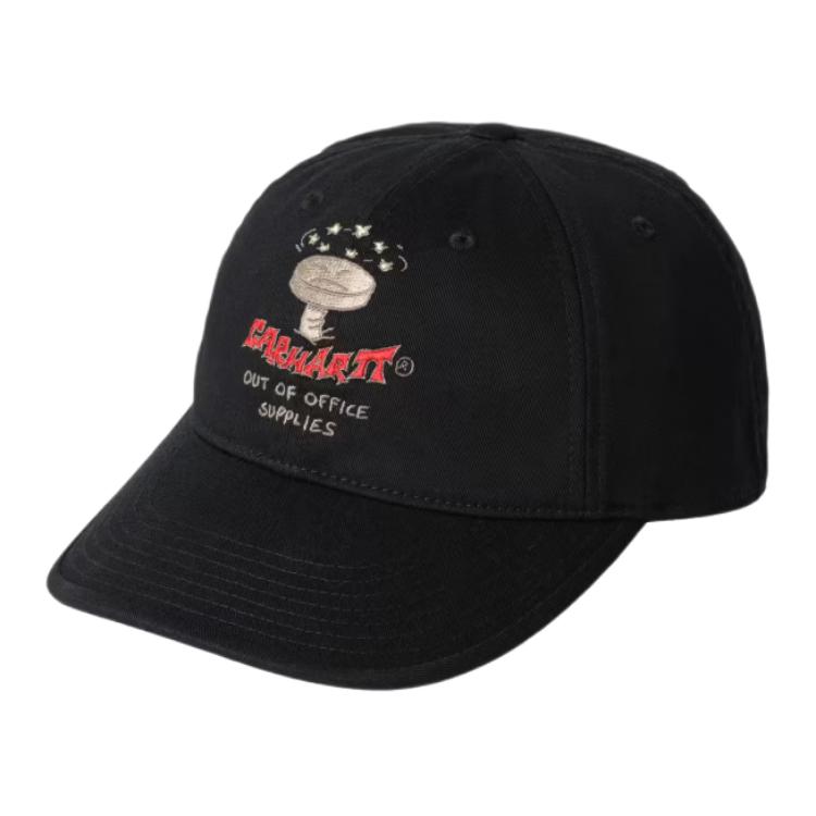 

Carhartt WIP Бейсболка металлическая унисекс черная, Black