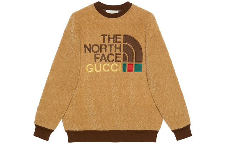 

Толстовка женская Gucci x The North Face, коричневый