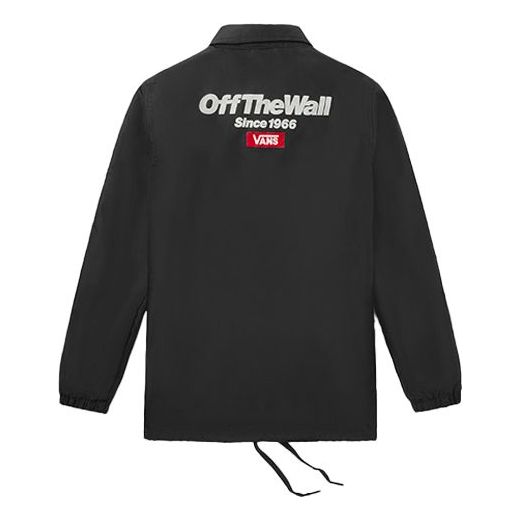

Куртка Vans Back Alphabet Logo Printing Jacket Couple Style Black VN0A489UBLK, черный
