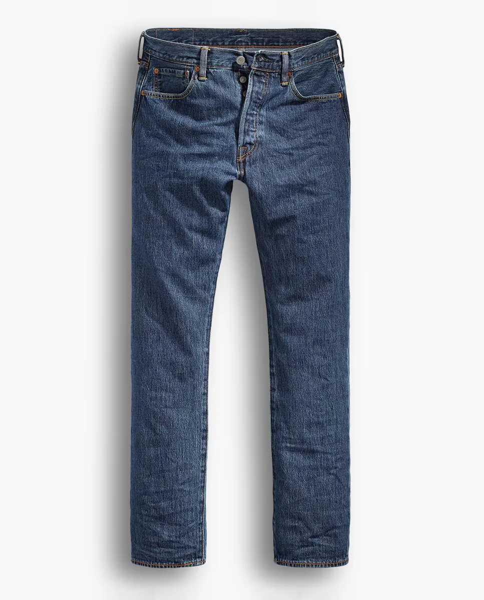 

Levi's 501 обычные синие мужские джинсы, синий