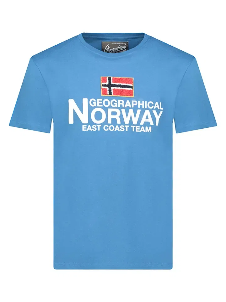 Футболка с аппликацией Geographical Norway, синий