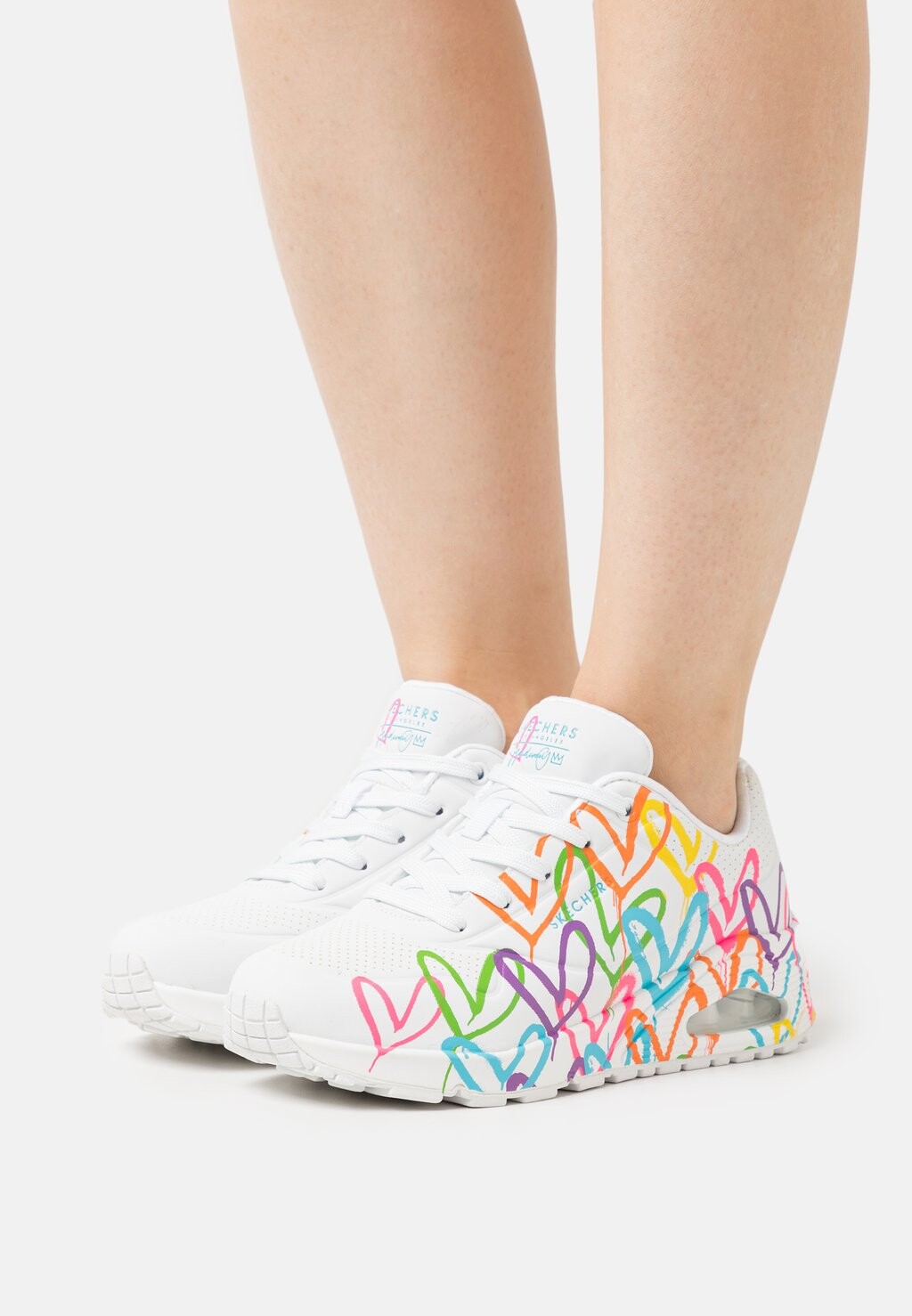 Кеды Skechers UNO, цвет White/Multi-Coloured