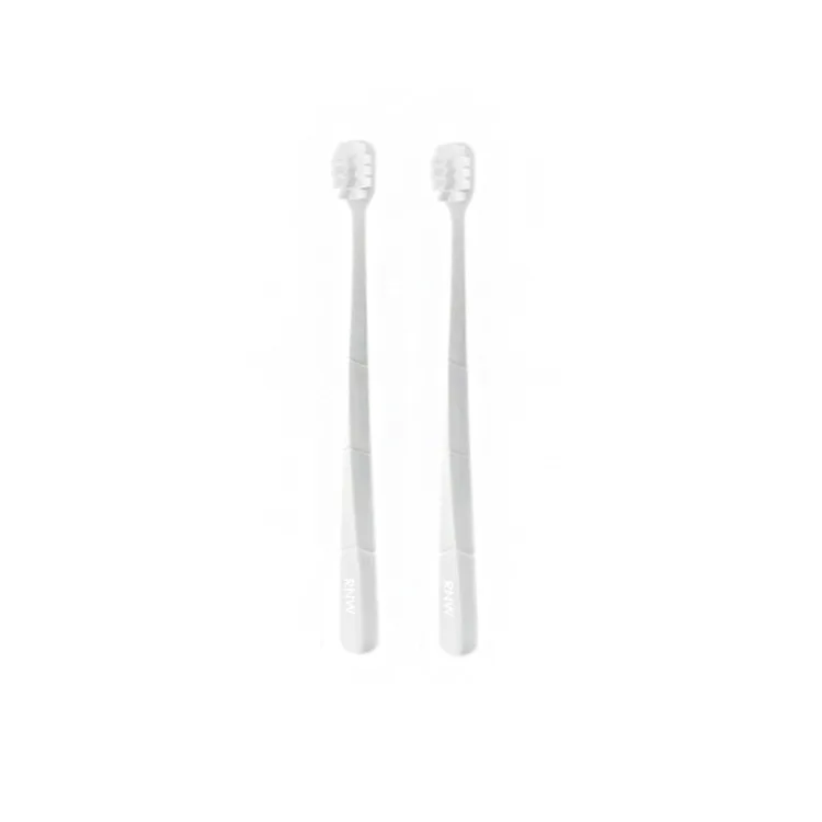 RNW Ультрамягкая зубная щетка для защиты десен, 4 шт, Small Head White Toothbrush *2