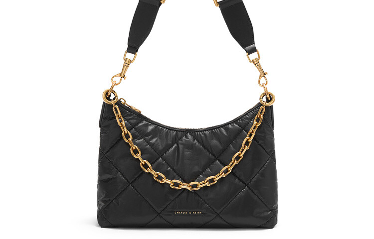 

Charles&Keith CHARLES & KEITH Женская сумка через плечо, Черный