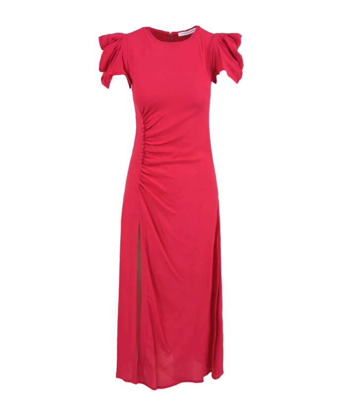 

Платье цвета фуксии с цветочным узором и кристаллами Mar De Margaritas, розовый