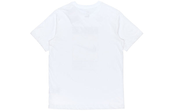 Футболка Dri Fit с геометрическим узором и логотипом, быстросохнущие спортивные Футболка для мужчин Nike, белый — фото 2