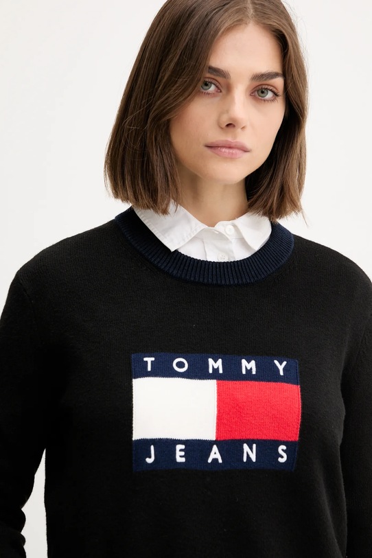 

Свитер Tommy Jeans, черный