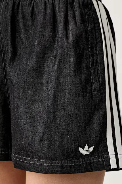 Шорты с высокой посадкой Adidas Originals, черный — фото 4