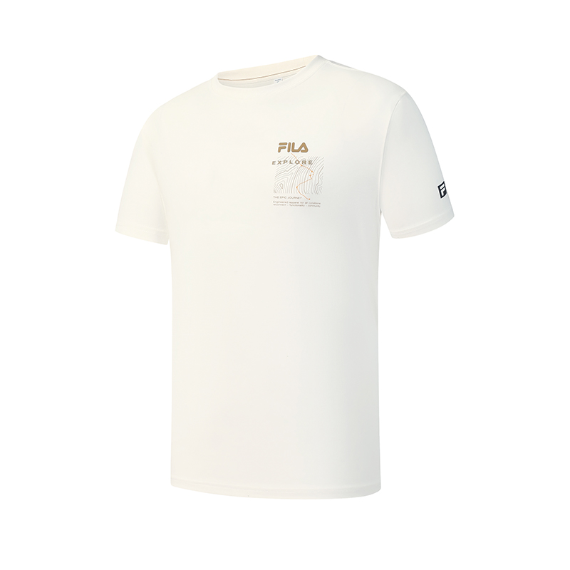 

FILA Футболка Explore мужская Mother Of Pearl White