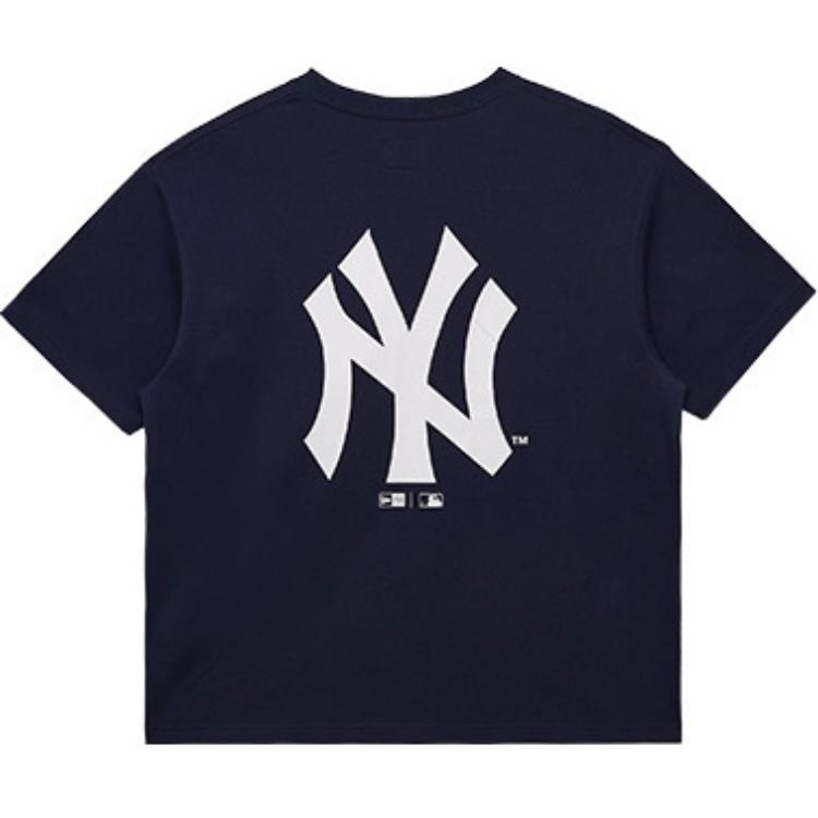 

New Era Футболка женская темно-синяя, Синий, New Era Футболка женская темно-синяя