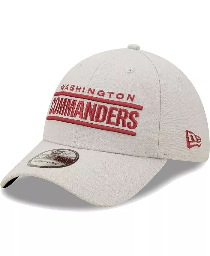 

Мужская серая кепка Washington Commanders Wordmark Essential 39THIRTY Flex Hat New Era, серый