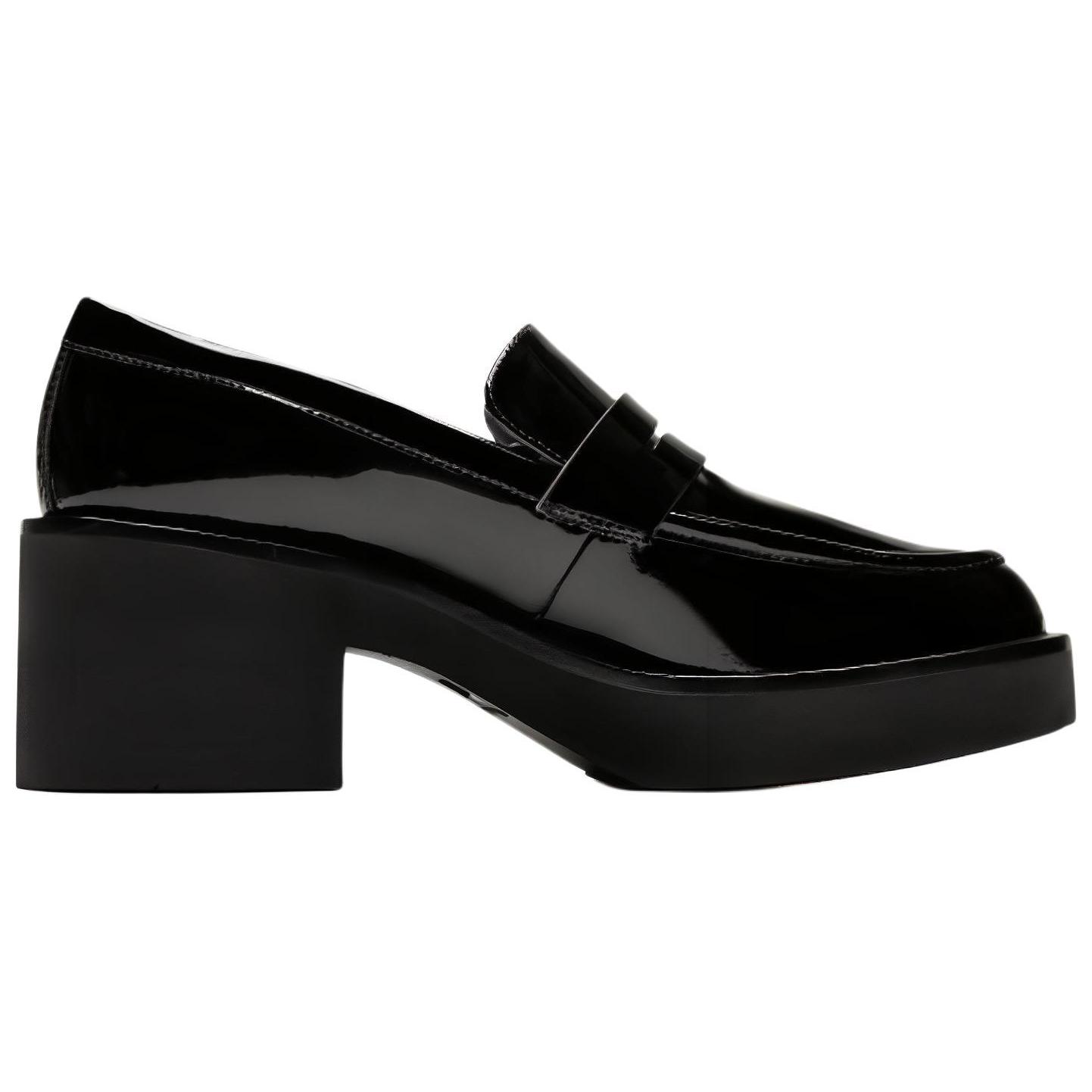 Stuart Weitzman Стюарт Вайцман Лоферы женские черные, цвет Black — фото 3