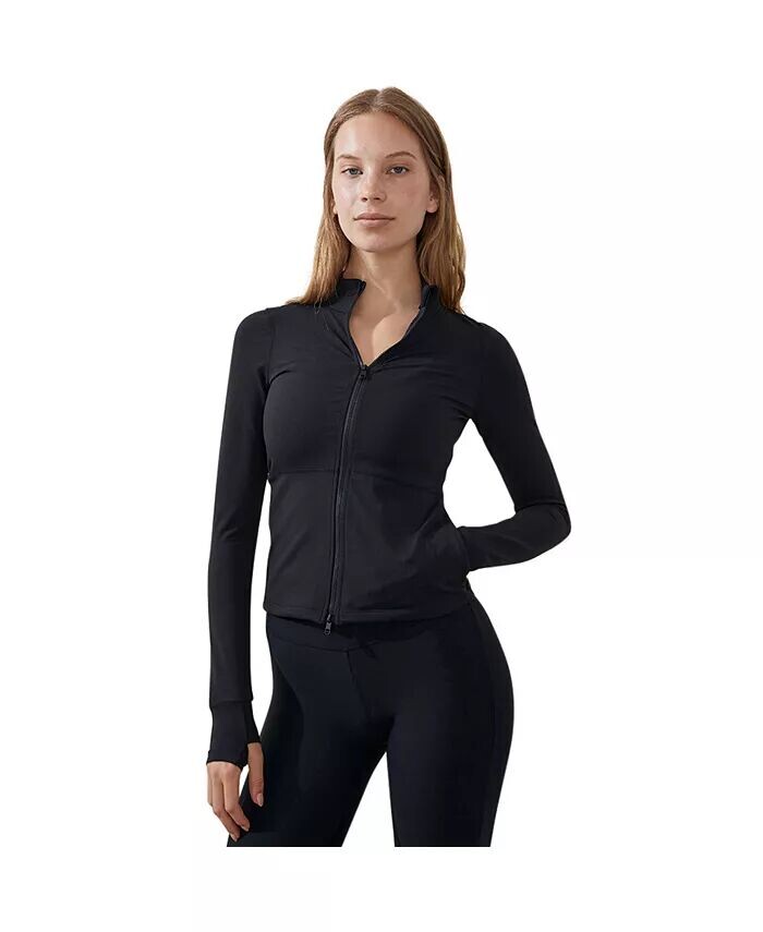 

Женская куртка Active Core с застежкой-молнией и длинным рукавом COTTON ON, черный