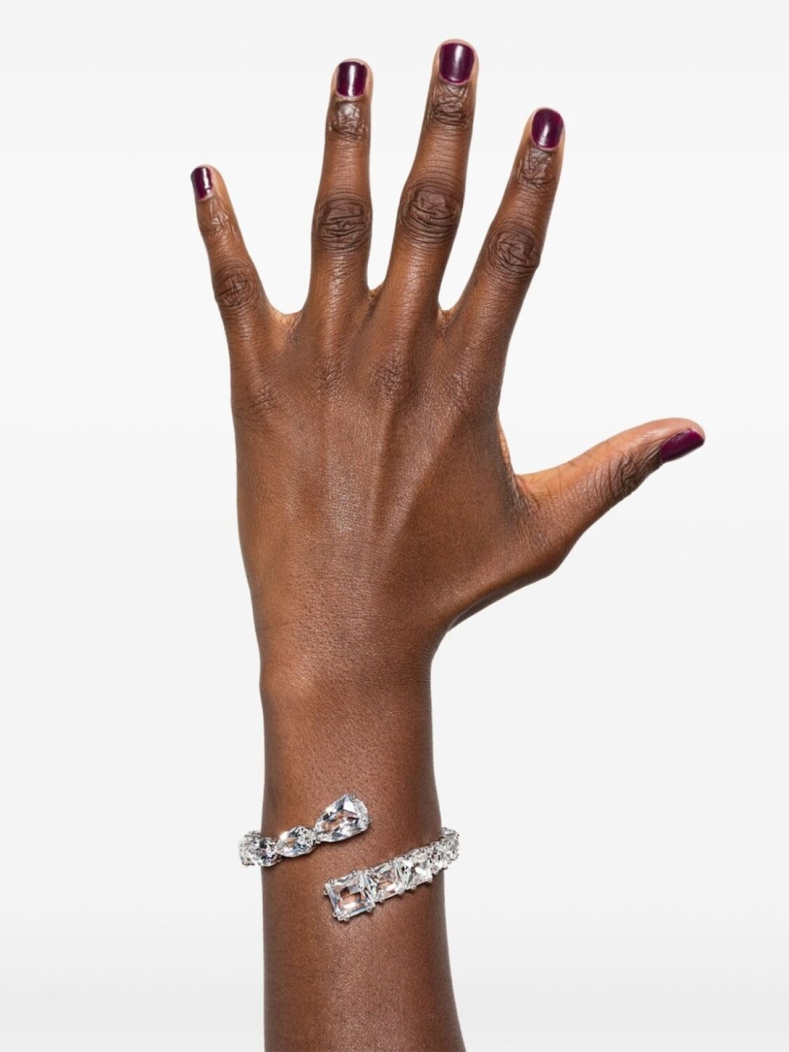 

Декорированный браслет Matrix Swarovski, серебряный