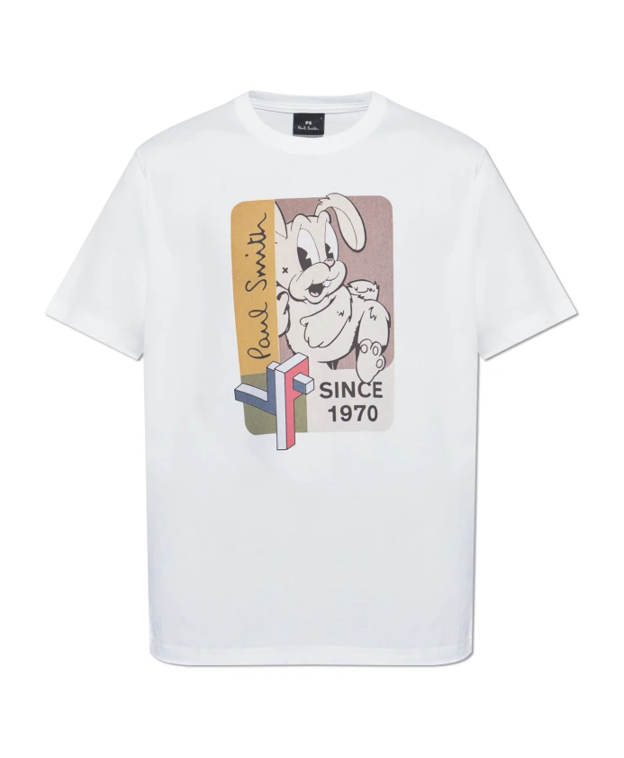 

Футболка с принтом Ps By Paul Smith, белый