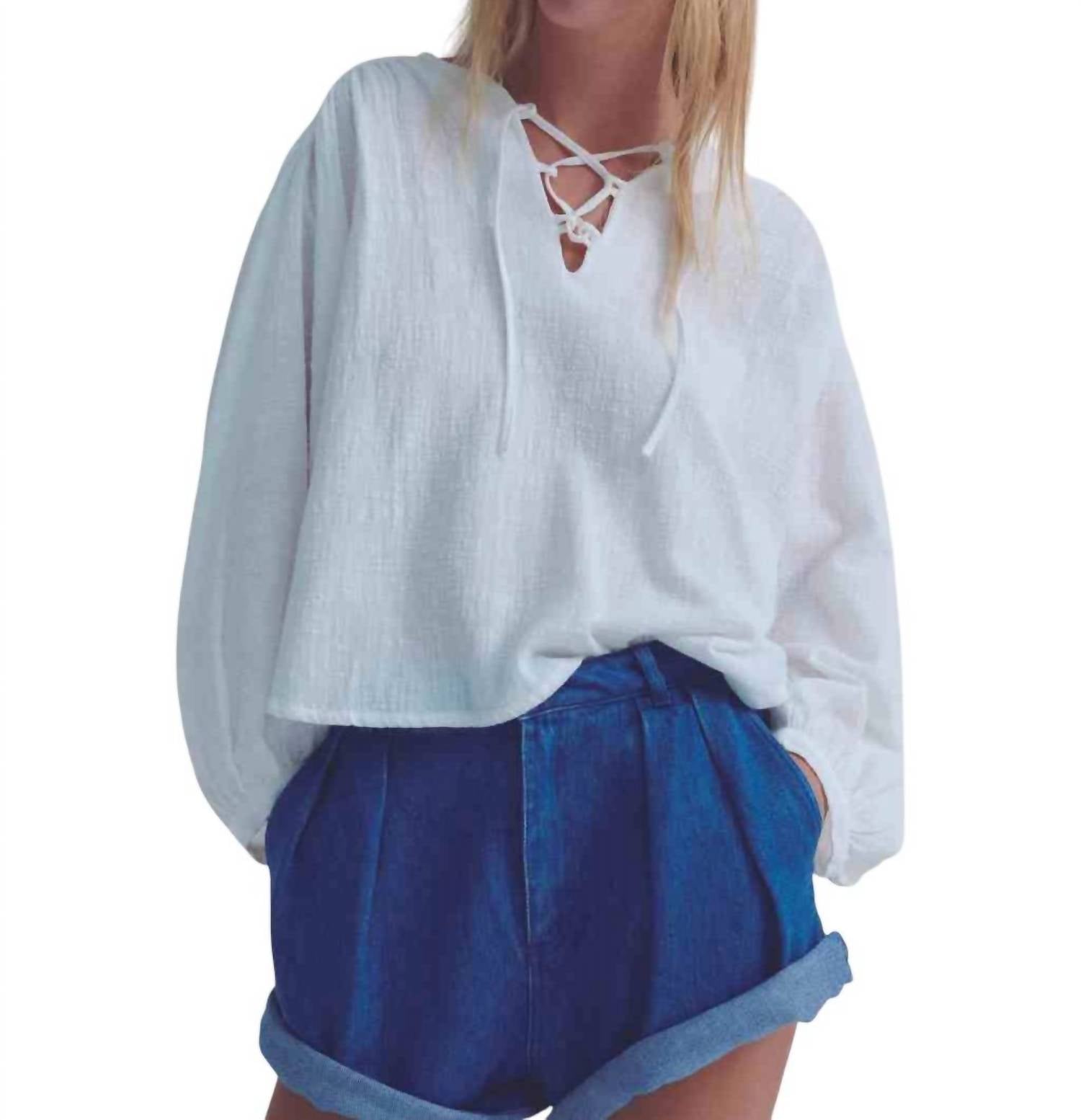 

Блуза Melrose в натуральном цвете The New Society