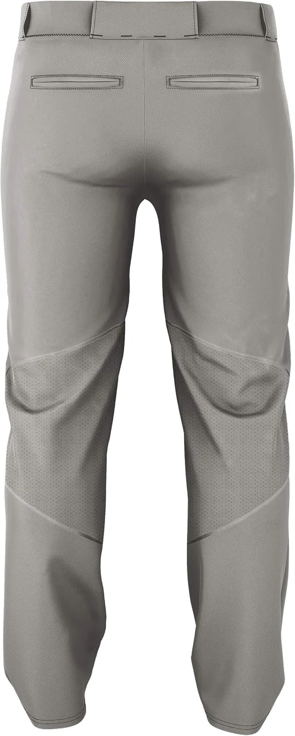 Детские бейсбольные брюки Alleson Athletic Crush Premier - дышащие брюки из эластичной ткани Dura-Stretch для комфортного ношения в течение всего дня, серый — фото 2