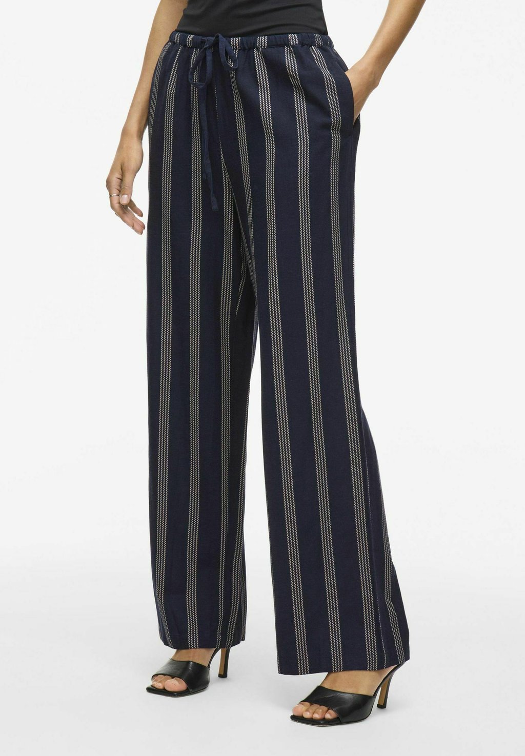 

Брюки MID WAIST VILA, темно-синий