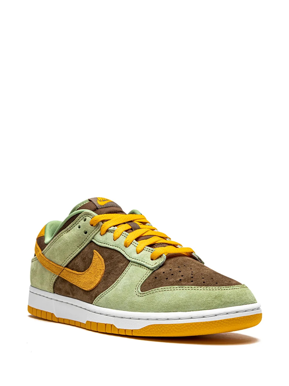 Кроссовки Dunk Low Nike, зеленый — фото 2