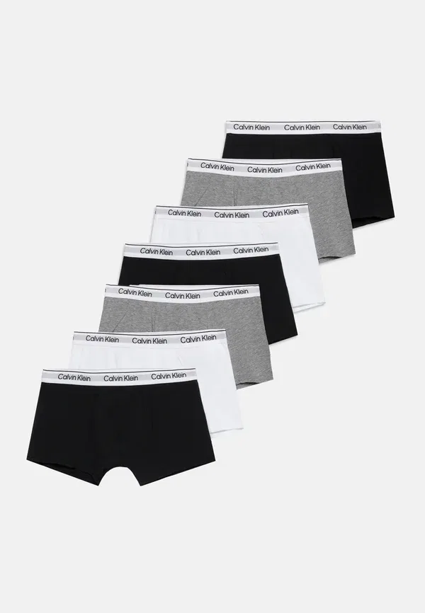 Трусы Calvin Klein Underwear, 7 шт, черный/серый/белый