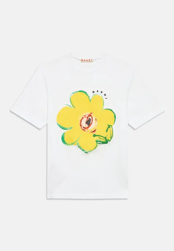 Футболка унисекс с принтом Marni, White