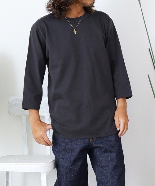 

CROSS & STITCH Футболка-бейсболька с открытыми концами, рукавами 3/4, воротником-стойкой, CROSS&STITCH