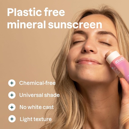 Тональный крем-карандаш Oceanly Tinted Oil Stick с SPF 30, сертифицированный EWG, не содержит пластика Attitude — фото 2