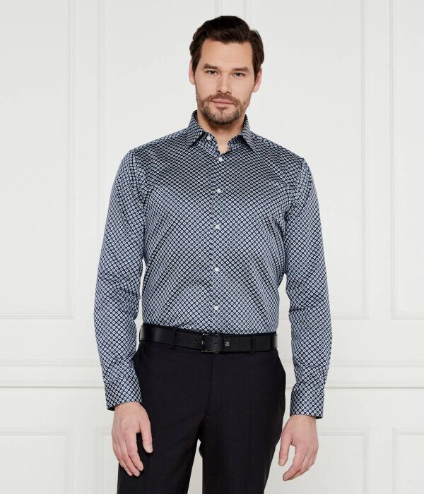 

Рубашка Hugo Valerio Modern Fit, синий
