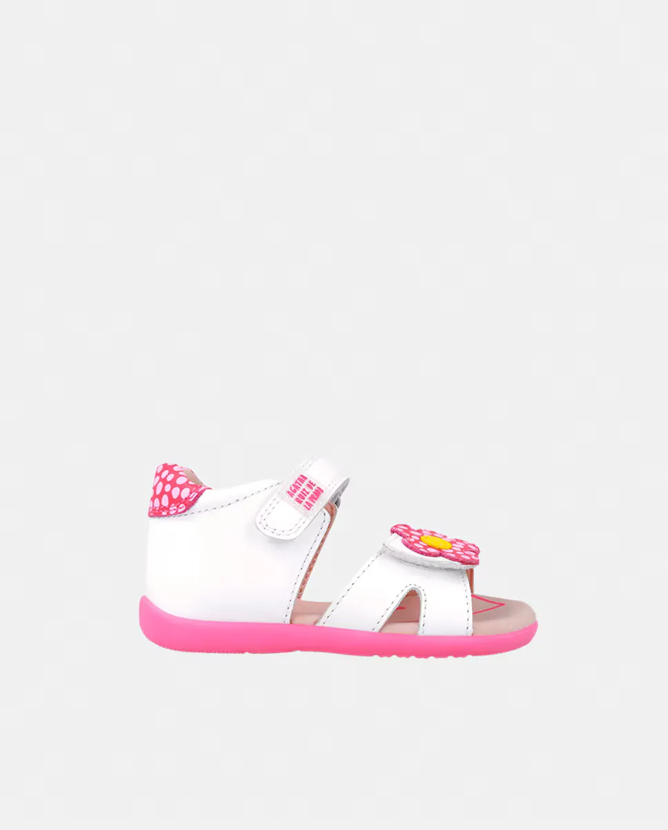 

Сандалии для девочек с украшениями Agatha Ruiz de la Prada, белый