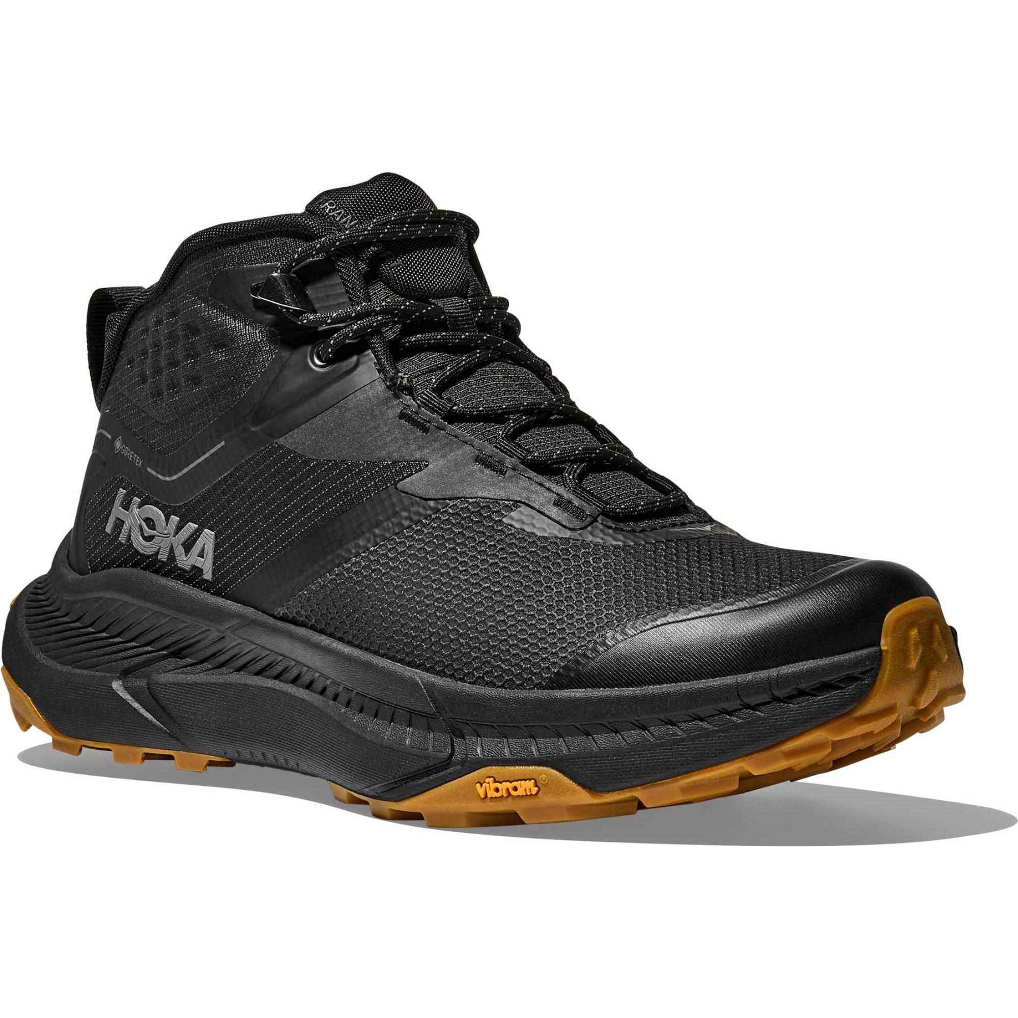 Мужские кроссовки Transport Hike GTX HOKA, Black / Black — фото 2