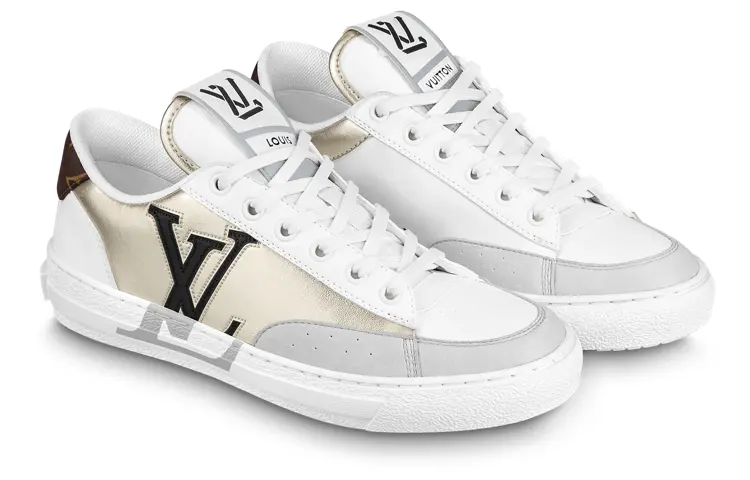 Кроссовки женские Louis Vuitton Charlie, белый / золотой — фото 3