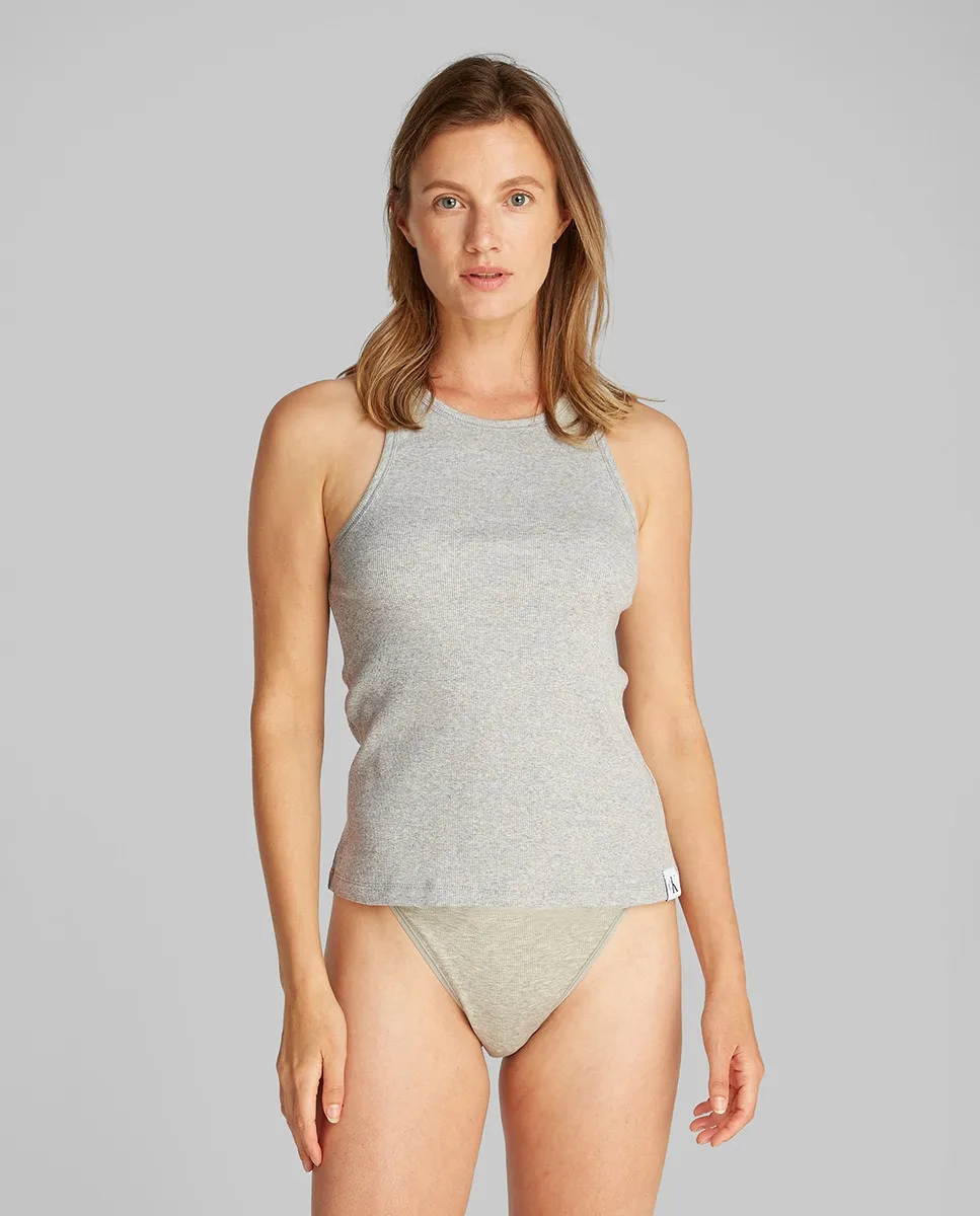 

Футболка облегающего кроя из 100% ХЛОПКА Calvin Klein, светло-серый