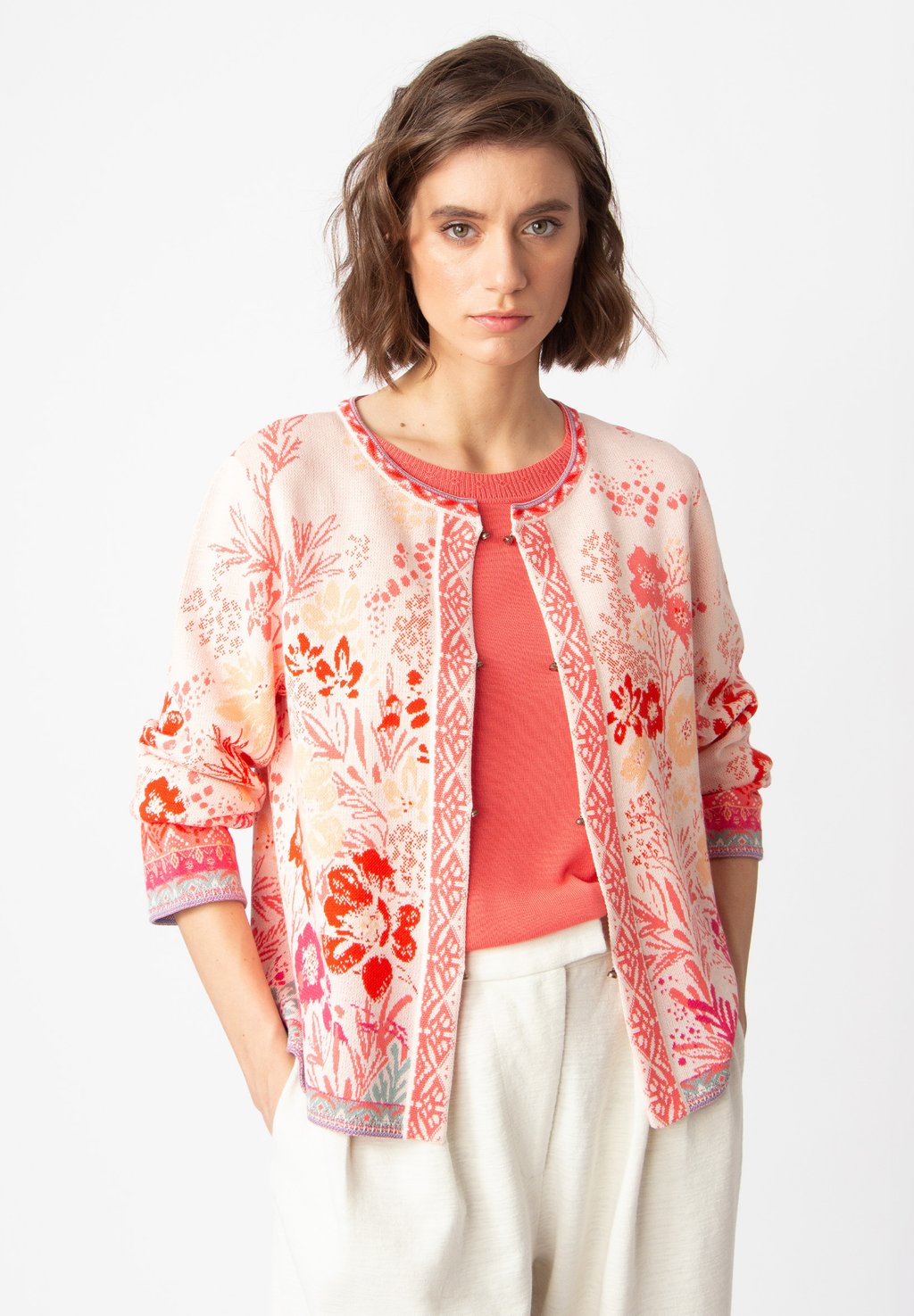 

Кардиган FLORAL PATTERN Ivko, светло-розовый