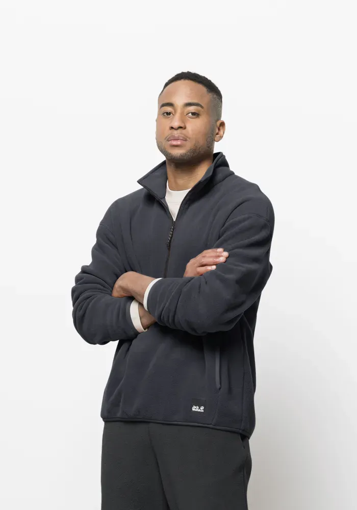 

Свитер с круглым вырезом Jack Wolfskin "OSLOER HALFZIP M", цвет Phantom