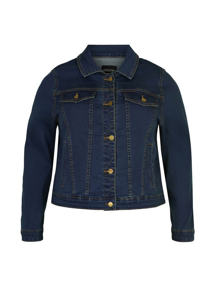 

Джинсовая куртка GOZZIP, цвет dark blue denim