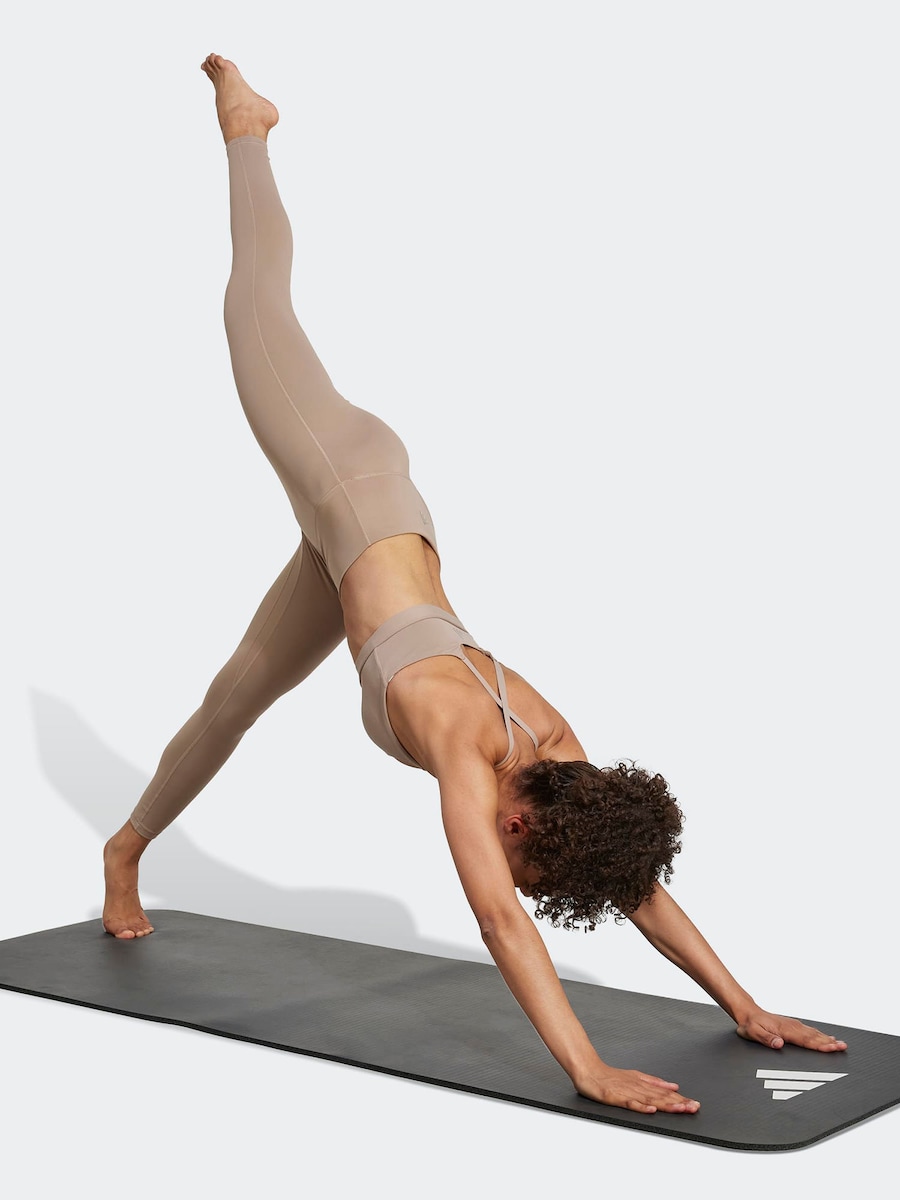 Узкие спортивные брюки ADIDAS PERFORMANCE All Me Sculpt, Nude — фото 2