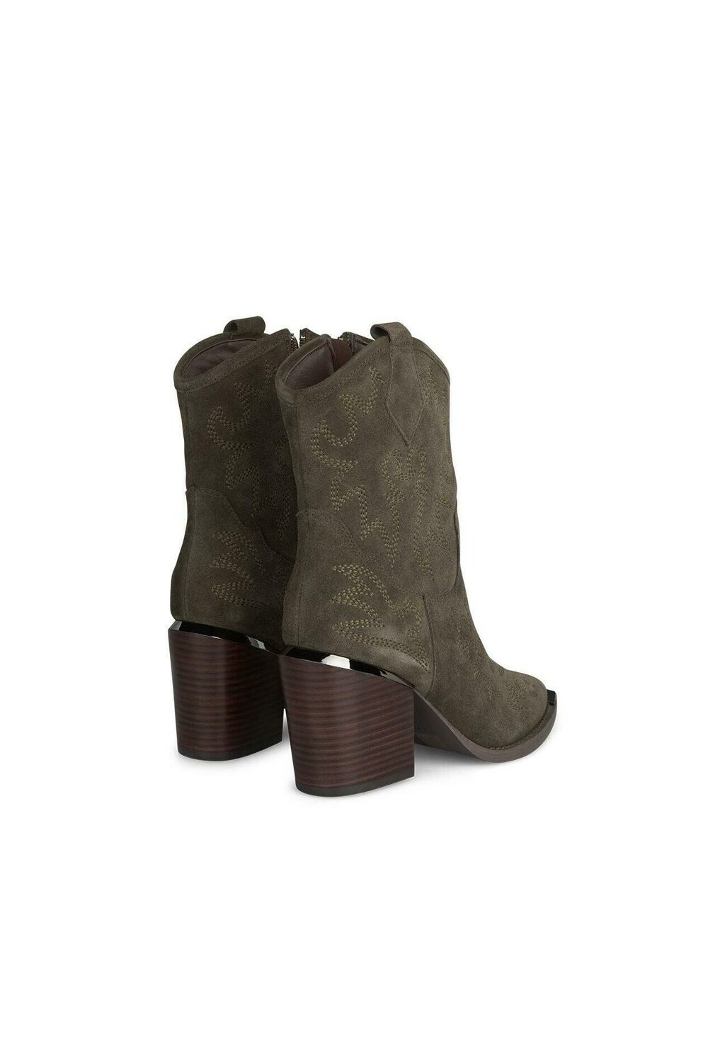 

Ботильоны на высоком каблуке Alma en Pena, цвет Mottled Dark Green