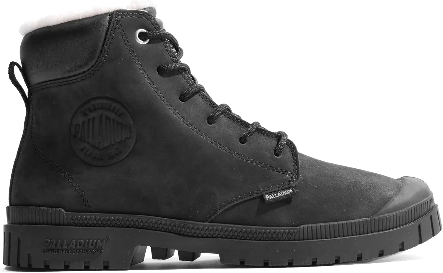 Ботинки унисекс Palladium Sp20 Cuff LTH Wp Wl, Black