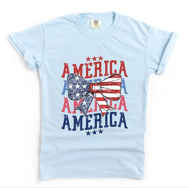 

Футболка America wave stacked coquette garment dyed Simply Sage Market, Chambray, Зеленый, Футболка America wave stacked coquette garment dyed Simply Sage Market, Chambray