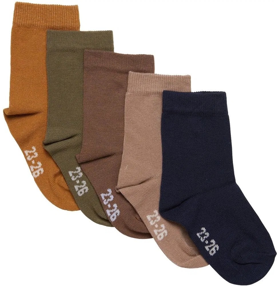 Носки детские Ankle Sock Multi (5-Pack) Minymo, зеленый