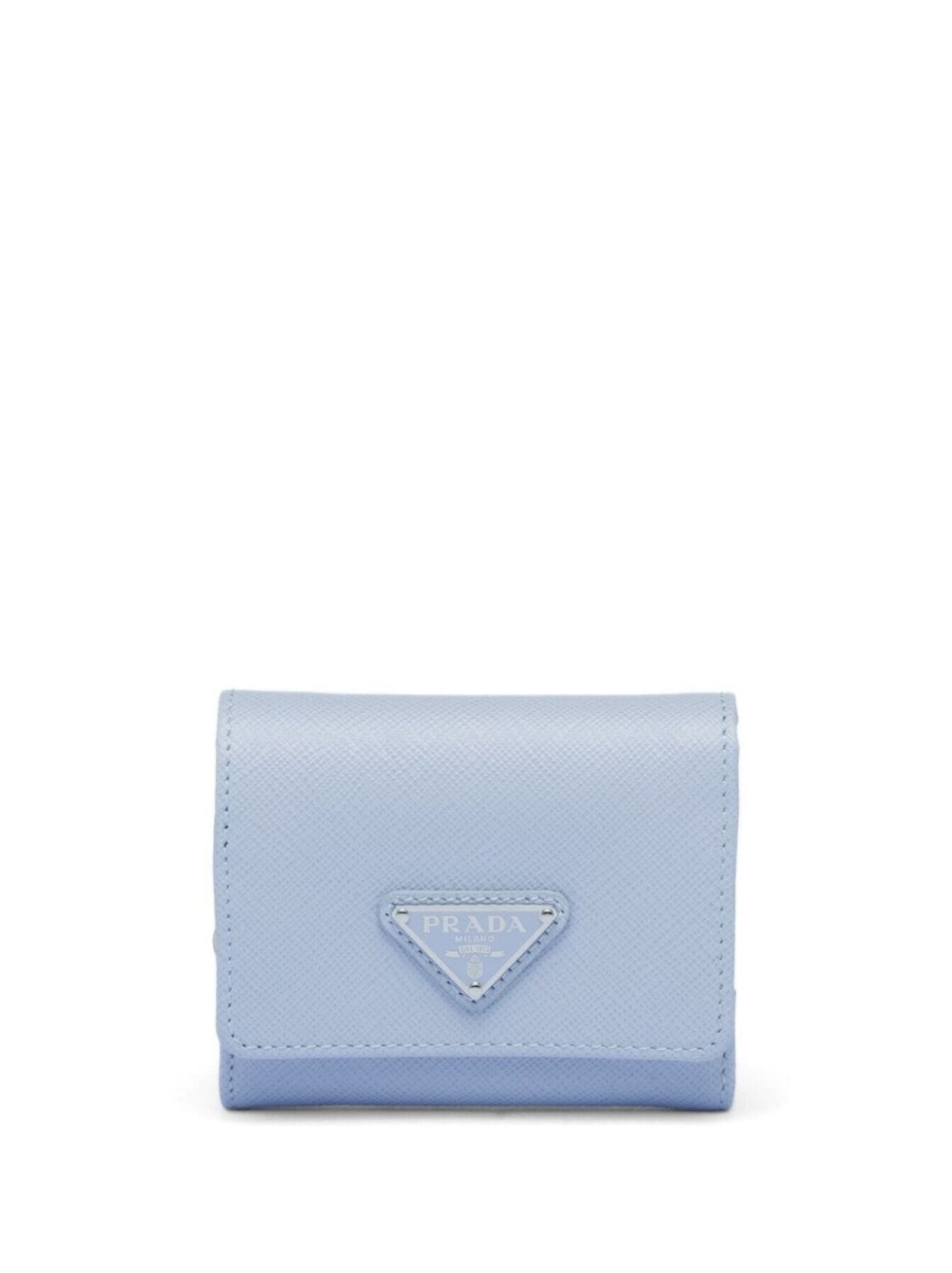 

Prada кошелек из сафьяновой кожи с логотипом, синий