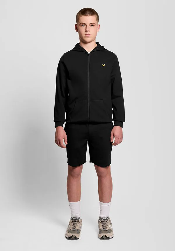 Толстовка с капюшоном на молнии Lyle & Scott, Jet Black