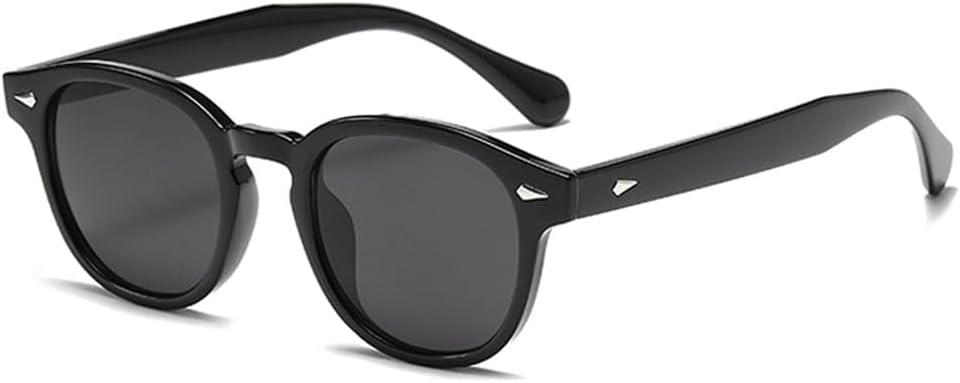 

Солнцезащитные очки UV400 с овальными заклепками и прозрачными линзами цвета океана для женщин и мужчин, для бега и занятий спортом на открытом воздухе UYPTK, Black Grey