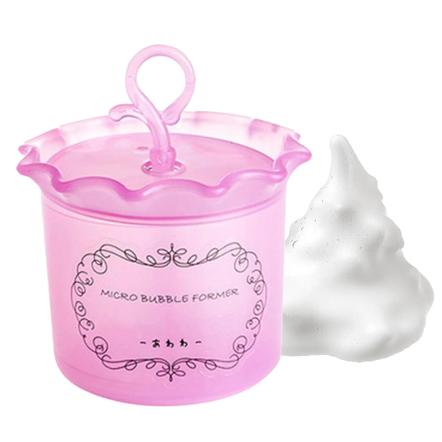 Ручной вспениватель для шампуня и очищающих средств Generic, Pink