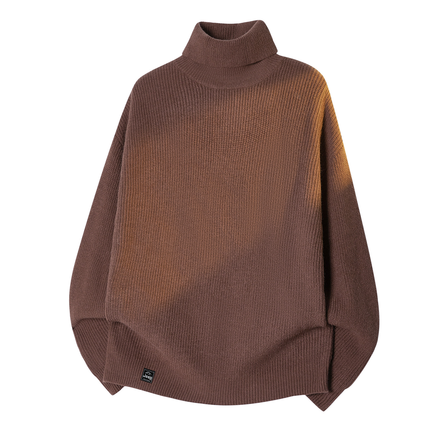 

Свитер Unisex Turtleneck Thickened Jeep, хаки коричневый