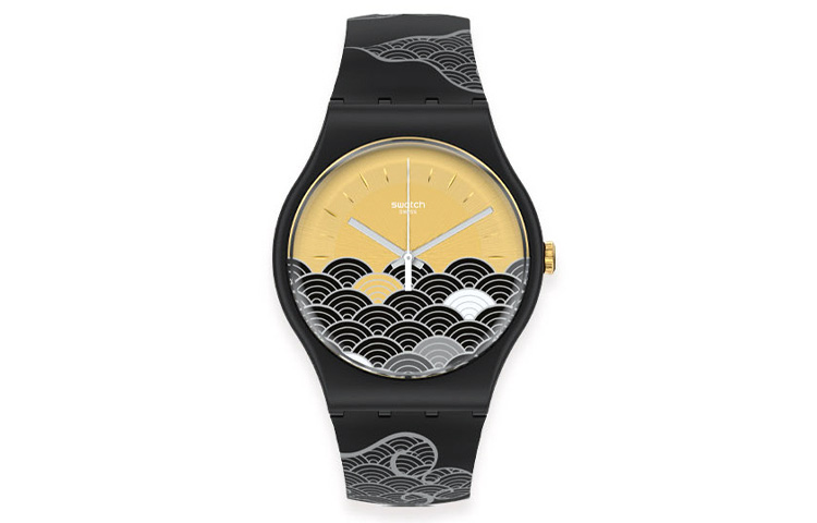 

SWATCH Черные часы унисекс SO32Z105