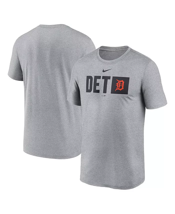 

Мужская футболка Detroit Tigers Tricode Legend в цвете heather gray Nike