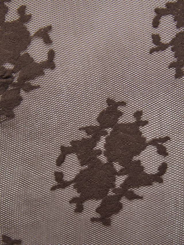 

Ажурные колготки с цветочным узором Mango, Dark Brown